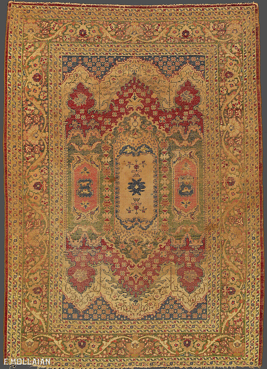 Antique Turkish Kayseri Rug n°:22819999